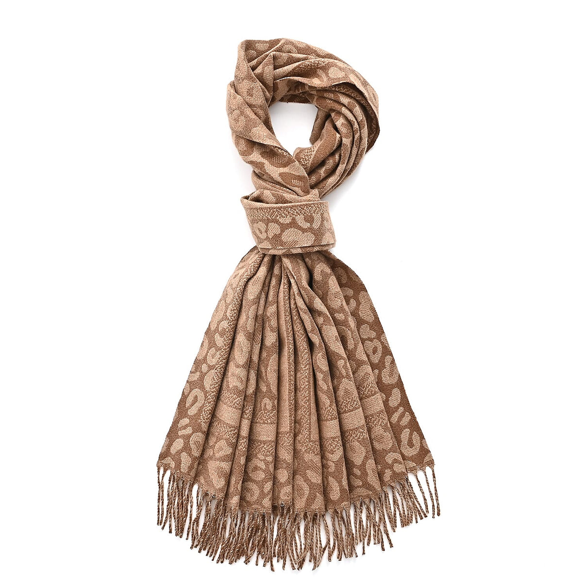 Jacquard Shawl for Women with Tassels V32512508 5