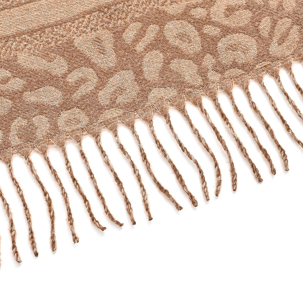 Jacquard Shawl for Women with Tassels V32512508 8