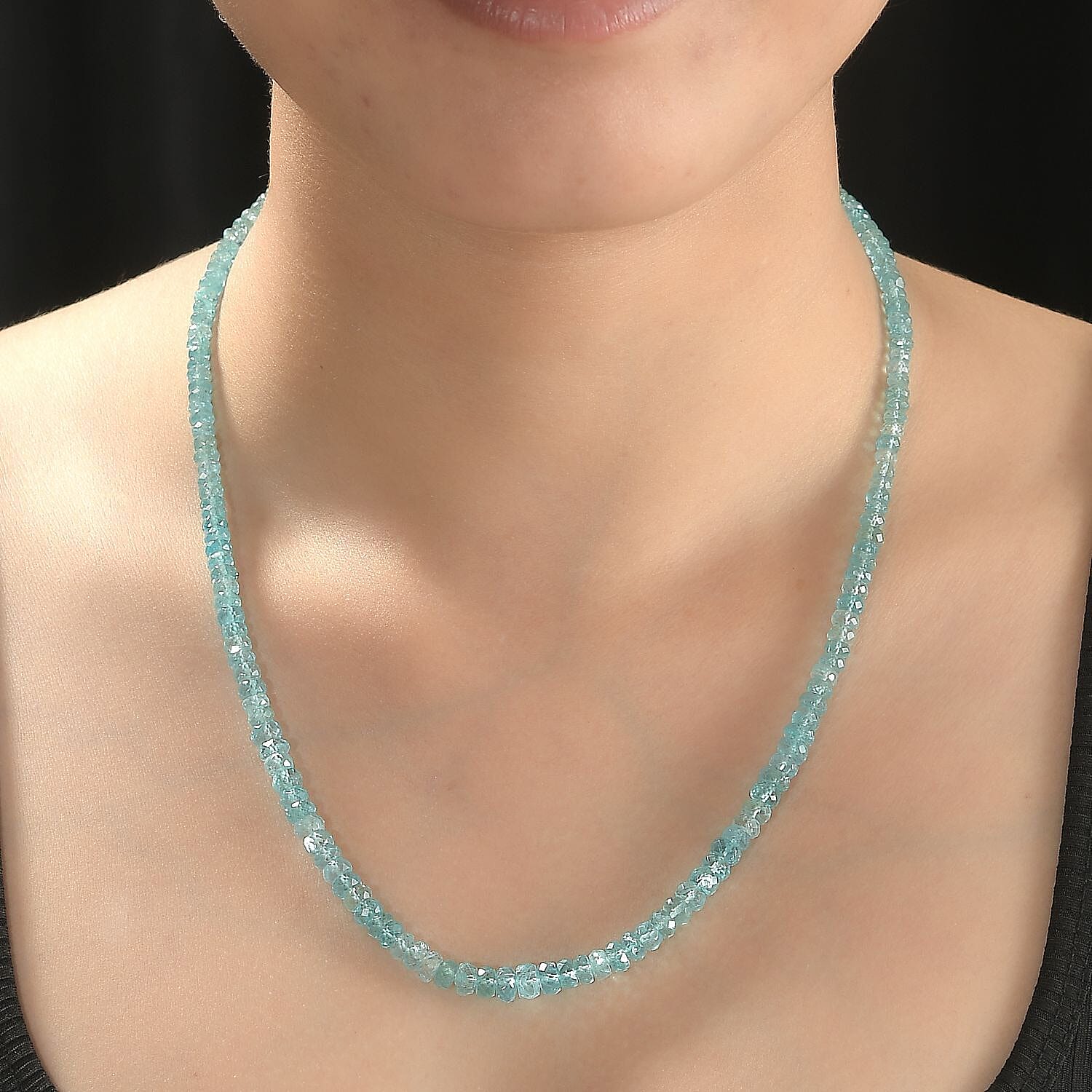 Betroka Blue Apatite Necklace (Size - 18)  Sterling Silver 10.50 ct. 7895673 3