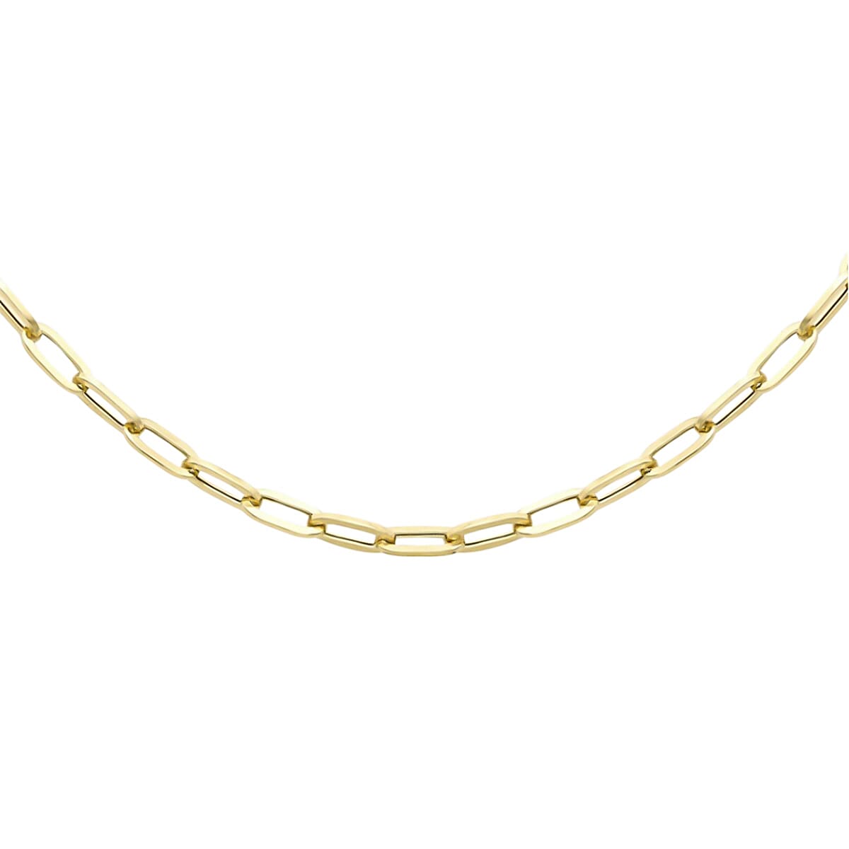 9K Yellow Gold Paperclip Necklace (Size - 30), Gold Wt. 7.80 Gms 7683718 0