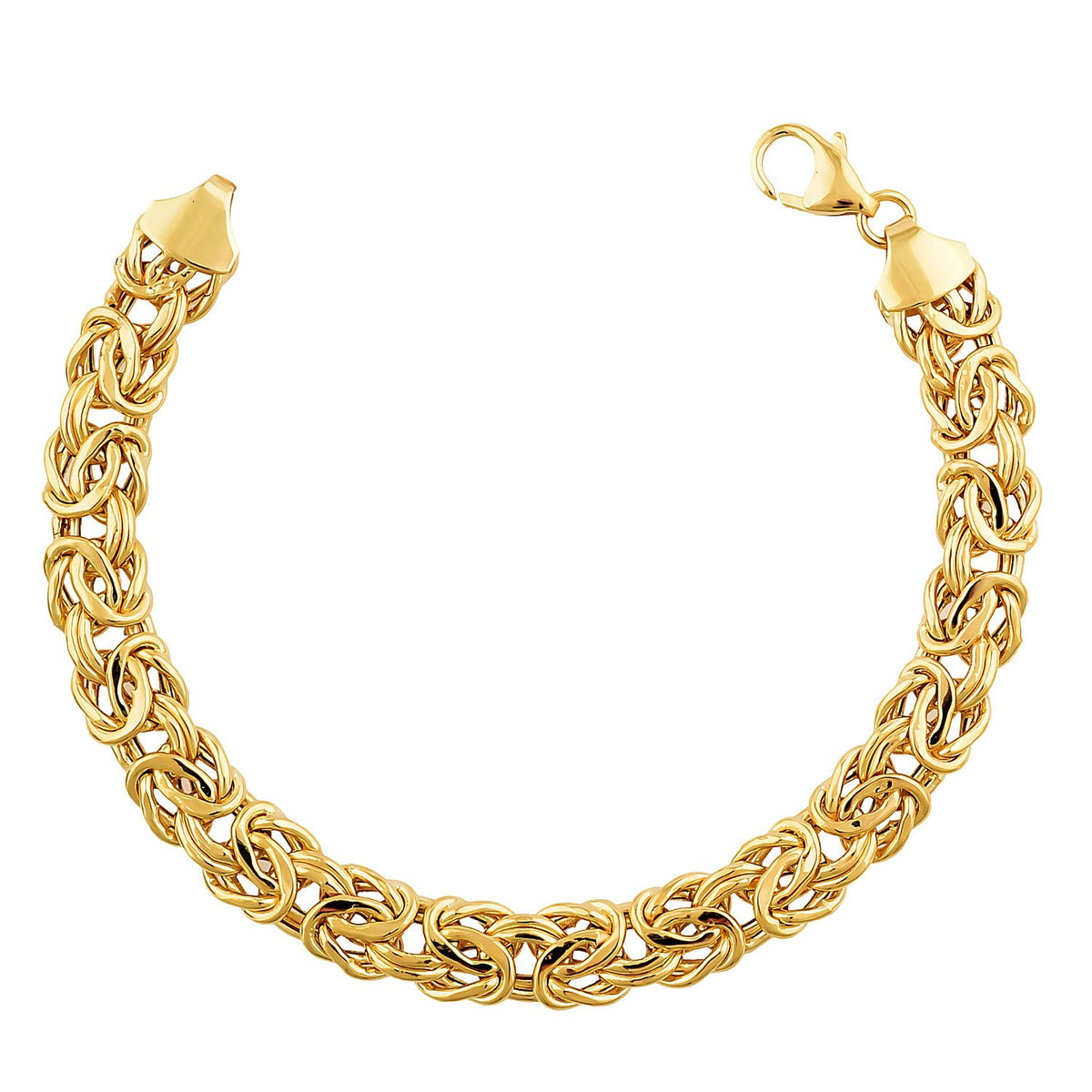 Biggest Close Out Deal - 9K Yellow Gold Byzantine  Bracelet (Size - 7.5) with Lobster Clasp 7.20 Grams 8082749 0