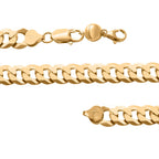 Biggest Silver Deal of 2024 - Italian Made Yellow Gold Plated Sterling Silver Flat Curb Necklace (Size - 20) With Lobster Clasp, Silver Wt. 55.70 Gms.