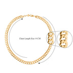 Biggest Silver Deal of 2024 - Italian Made Yellow Gold Plated Sterling Silver Flat Curb Necklace (Size - 20) With Lobster Clasp, Silver Wt. 55.70 Gms.