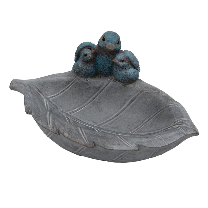 Outdoor Garden Bird Family Birdfeeder - Blue 7698759 1