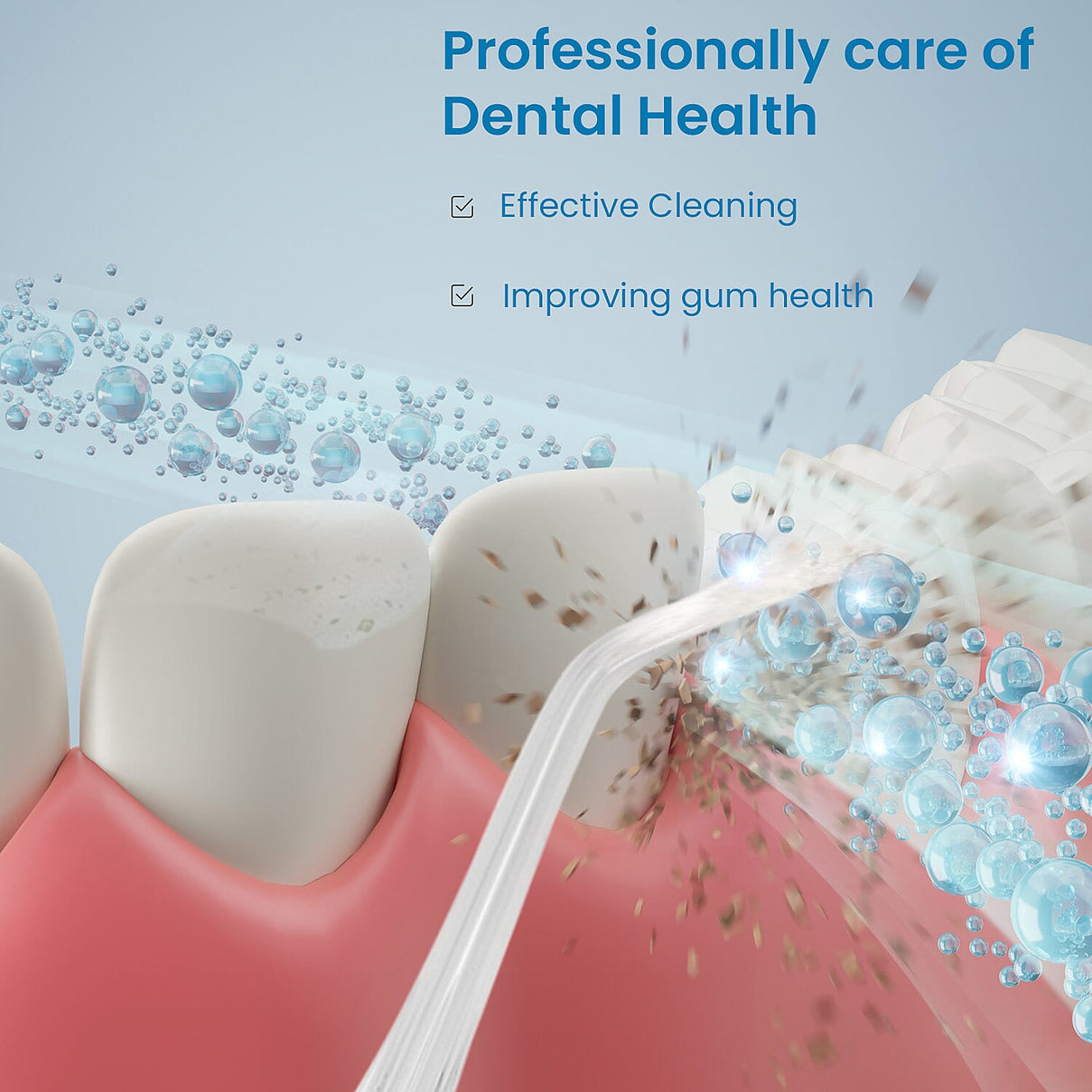Bitvae Cordless Water Flosser with 5 Nozzles and Tongue Scraper - 3 Pressure Settings 7797949 3