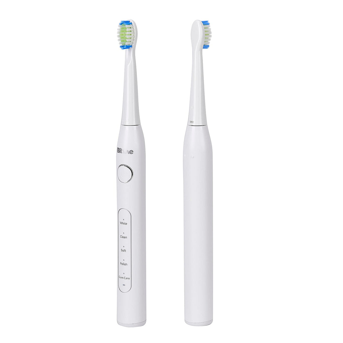 Bitvae Set of Sonic Toothbrush With 4 Replacement Heads, 5 Modes &amp; Smart Timer With Water Flosser With 4 Replacent Heads - White 7797963 11