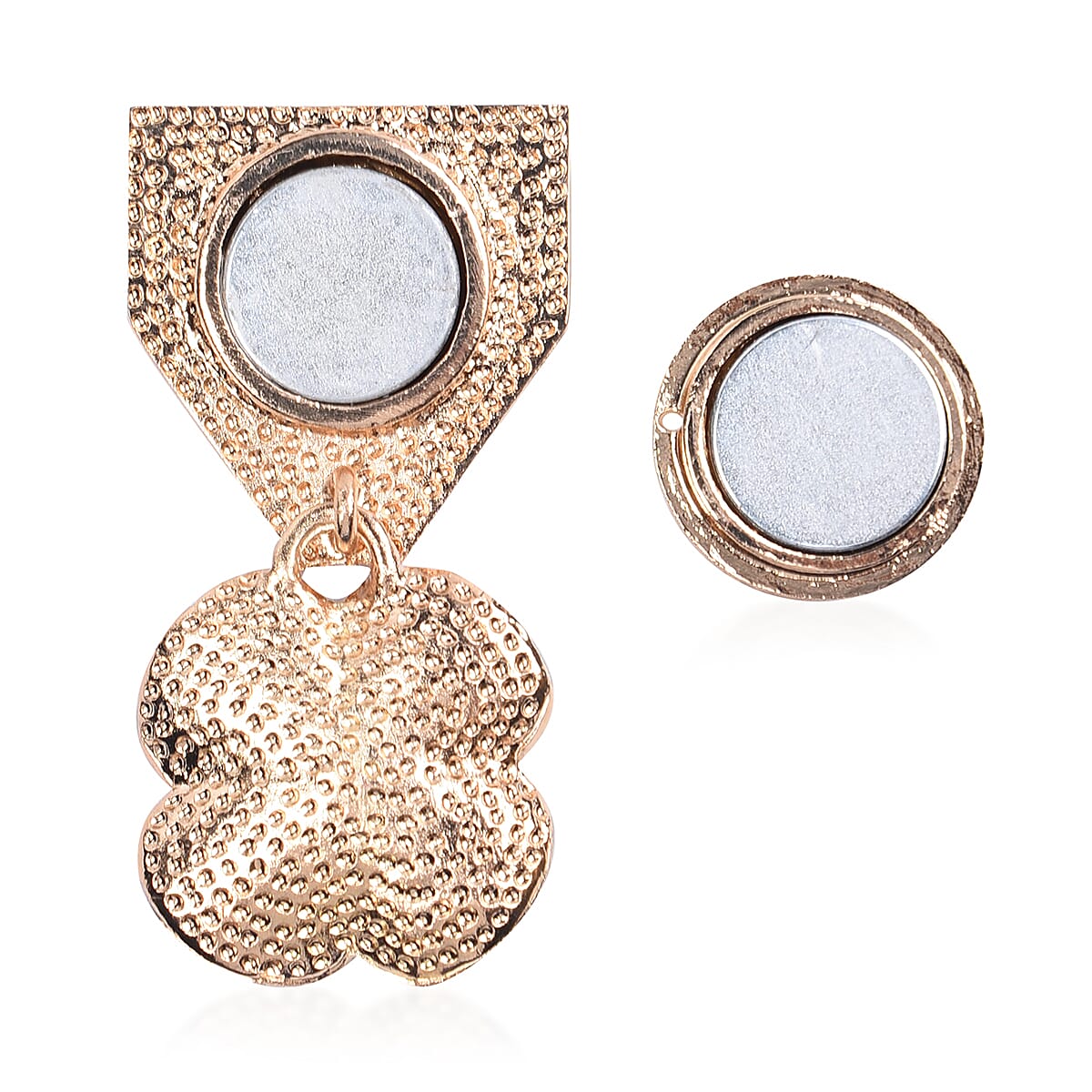 Black Austrian Crystal Enamelled Magnetic Brooch 3625527 2