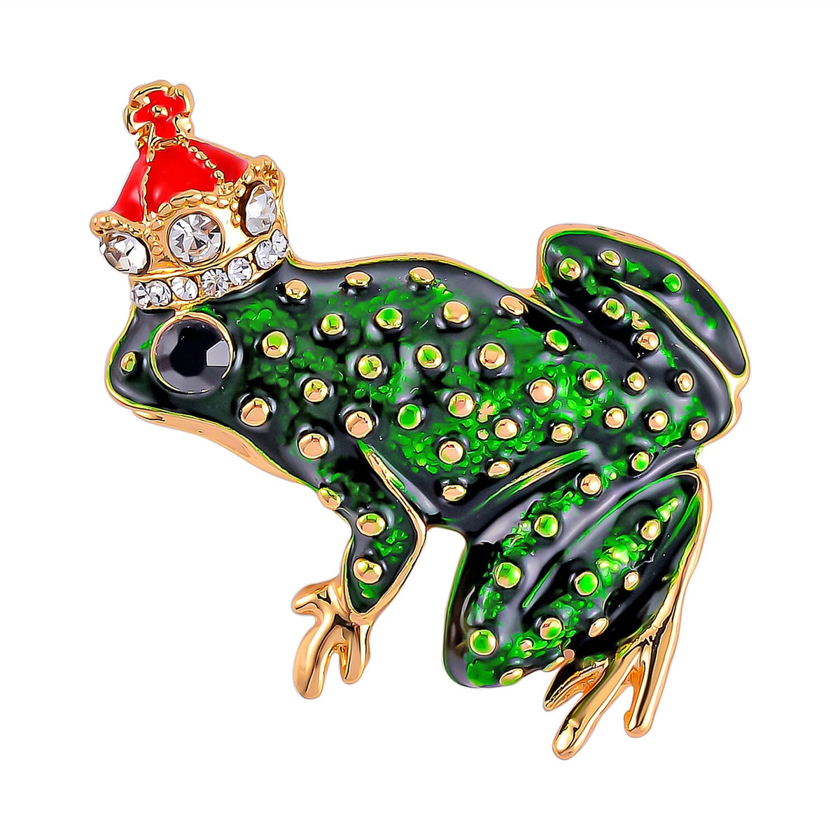 Multi Colour Frog Prince Brooch 7639713 0