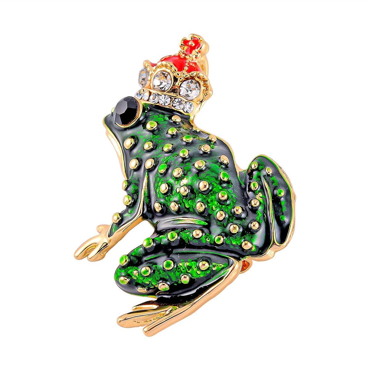 Multi Colour Frog Prince Brooch 7639713 2