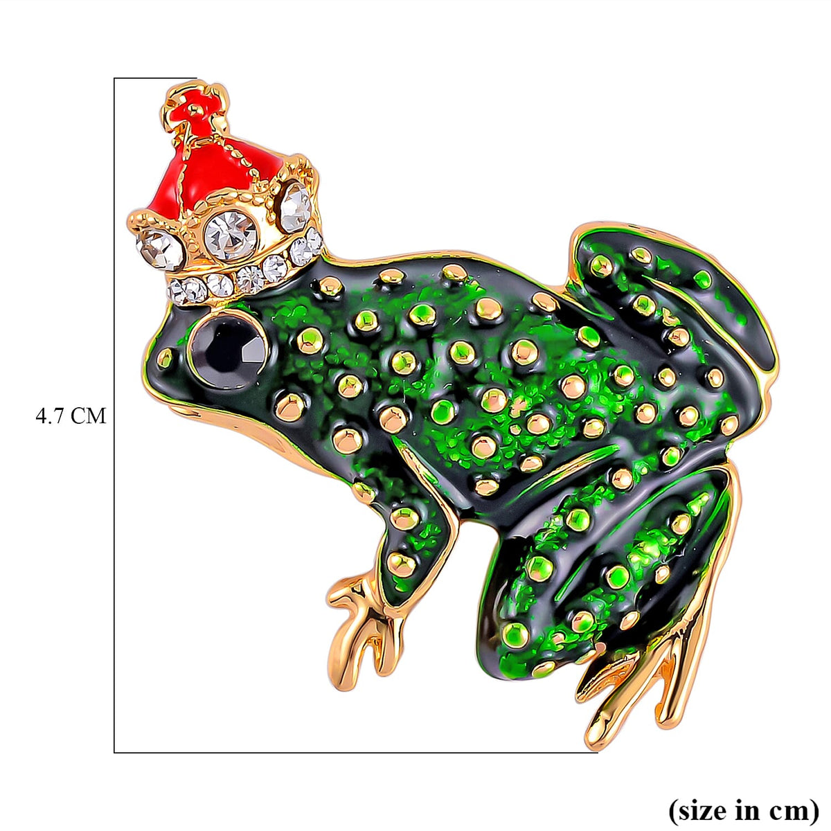 Multi Colour Frog Prince Brooch 7639713 4