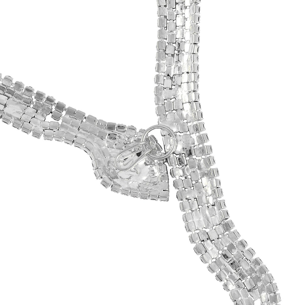 One Time NY Close Out- Serpent Necklace set with over 200 Austrian Crystals