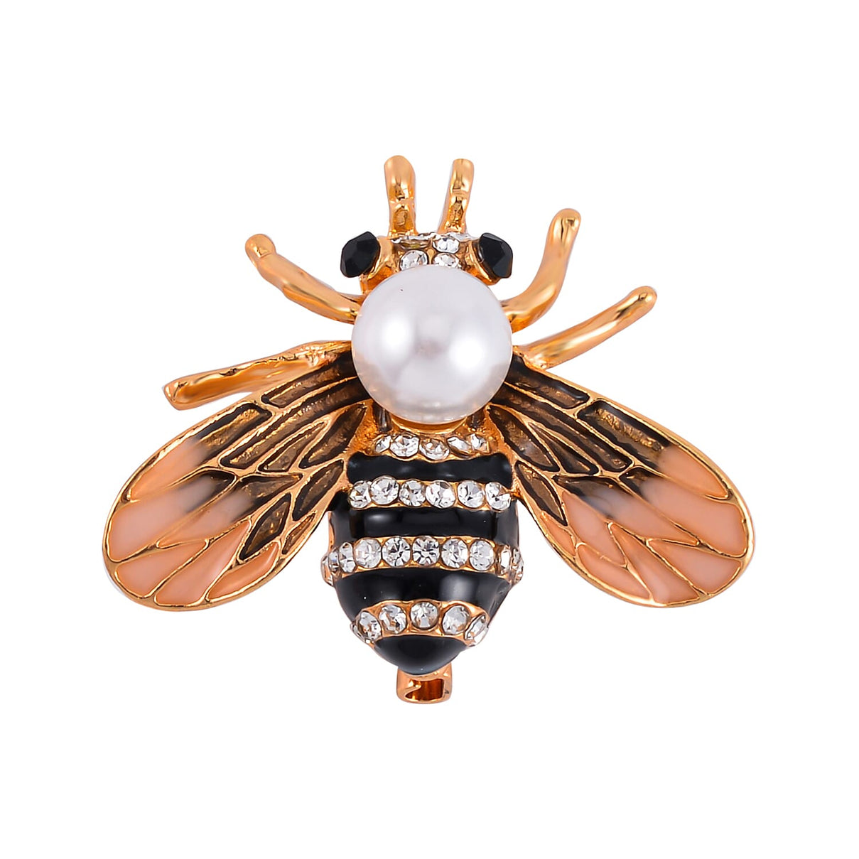 Crystal Honeybee Design Brooch 7639678 0
