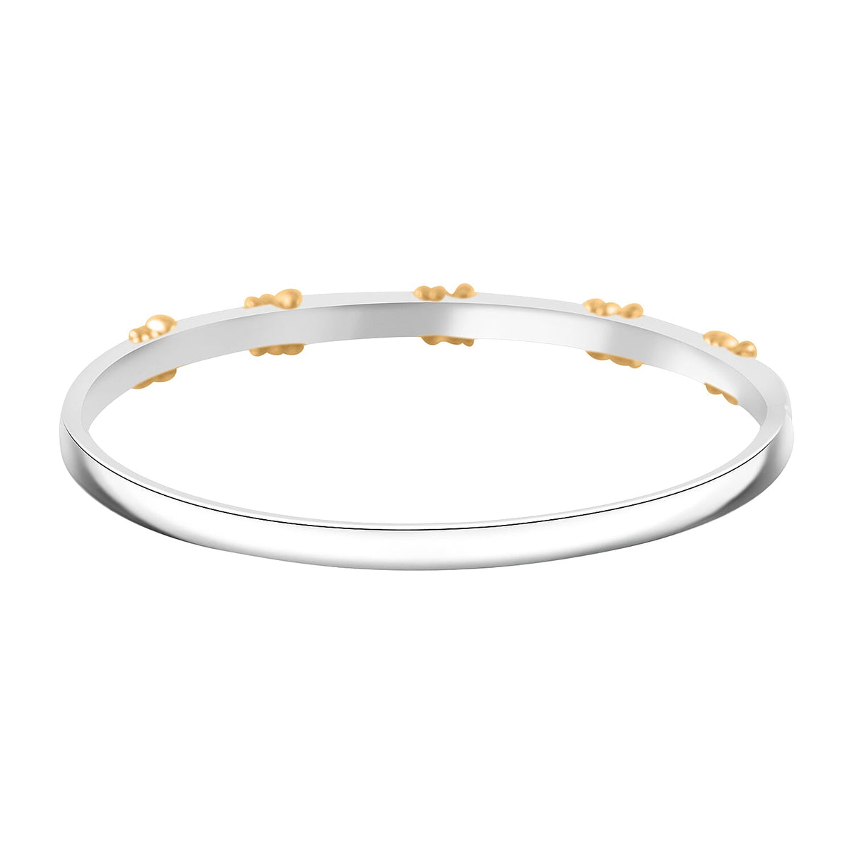 Black Cubic Zirconia Criss Cross Bangle (Size - 7.5) 10.00 Ct. V32368087 5