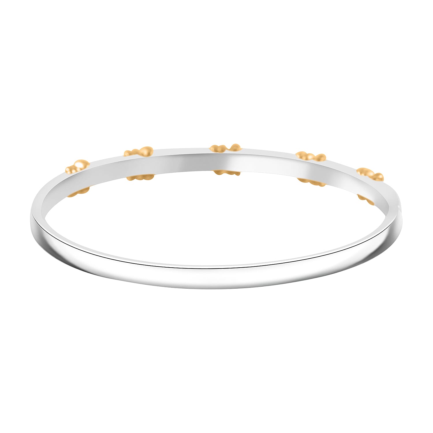 Black Cubic Zirconia Criss Cross Bangle (Size - 7.5) 10.00 Ct. V32368087 5