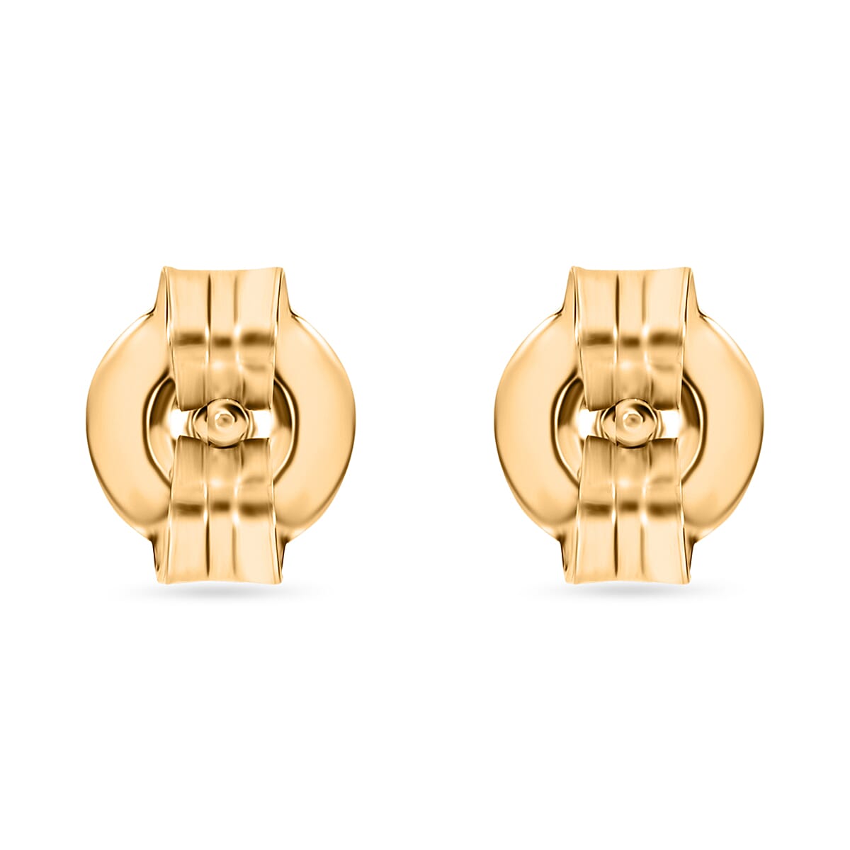 UNMISSABLE DEAL - Black Diamond Solitaire Stud Earrings in 18K Gold Vermeil Sterling Silver 7817540 5