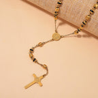 Close Out Deal - Black Enamel Necklace (Size - 26)