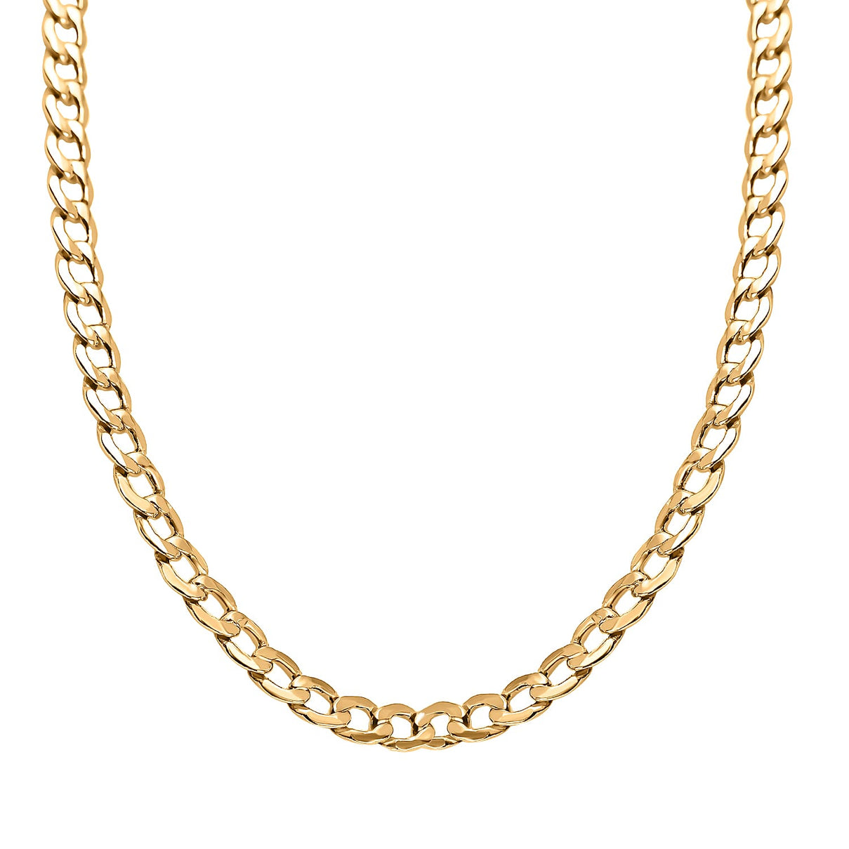9K Yellow Gold Curb Necklace (Size - 20). Gold Wt 2.68 Gms 7683909 4