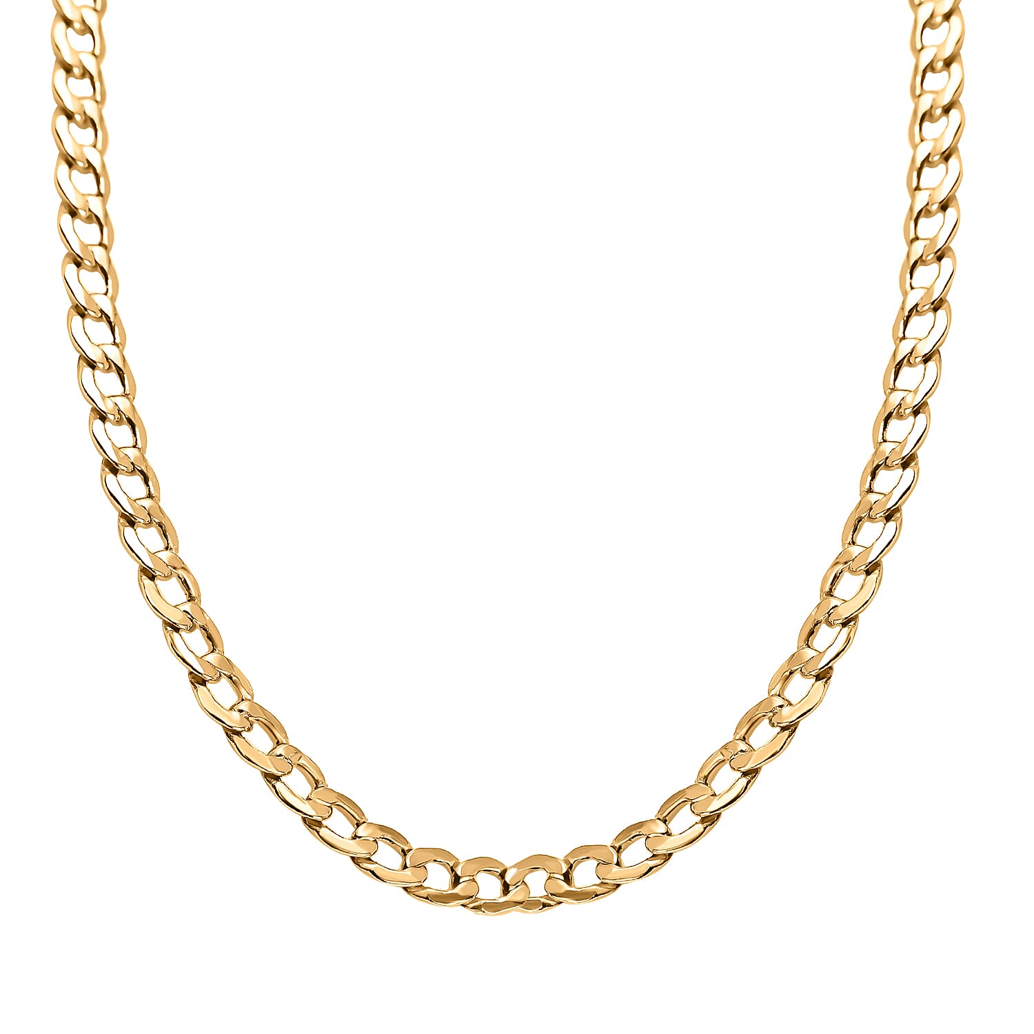 9K Yellow Gold Curb Necklace (Size - 20). Gold Wt 2.68 Gms 7683909 4