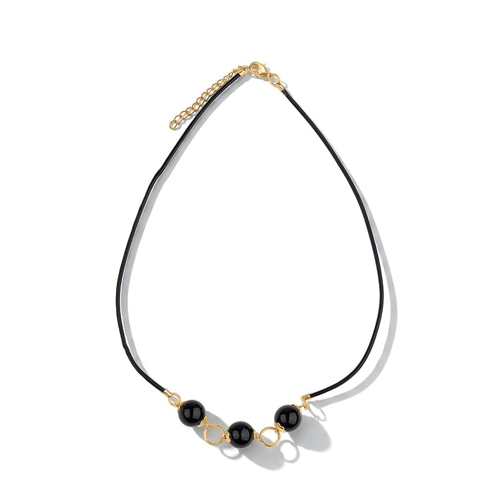 Tucson Close Out- Black Obsidian Necklace (Size - 18-2 Ext) with Lobster Clasp 12.00 Ct. 8421027 2