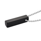 Black Obsidian Necklace (Size - 24) with Lobster Clasp 90.00 Ct.