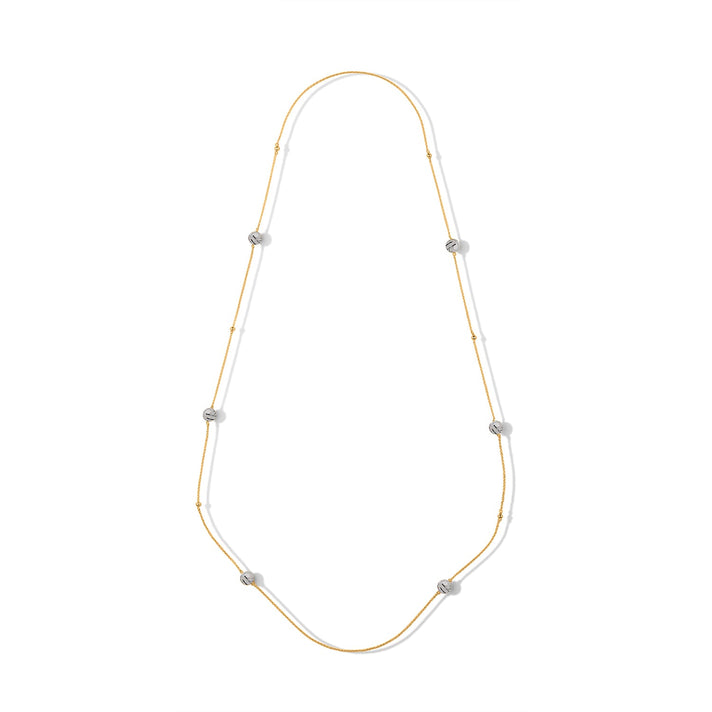 Tucson Close Out-Black Rutilated Quartz Station  Necklace (Size - 36) 8421176 1