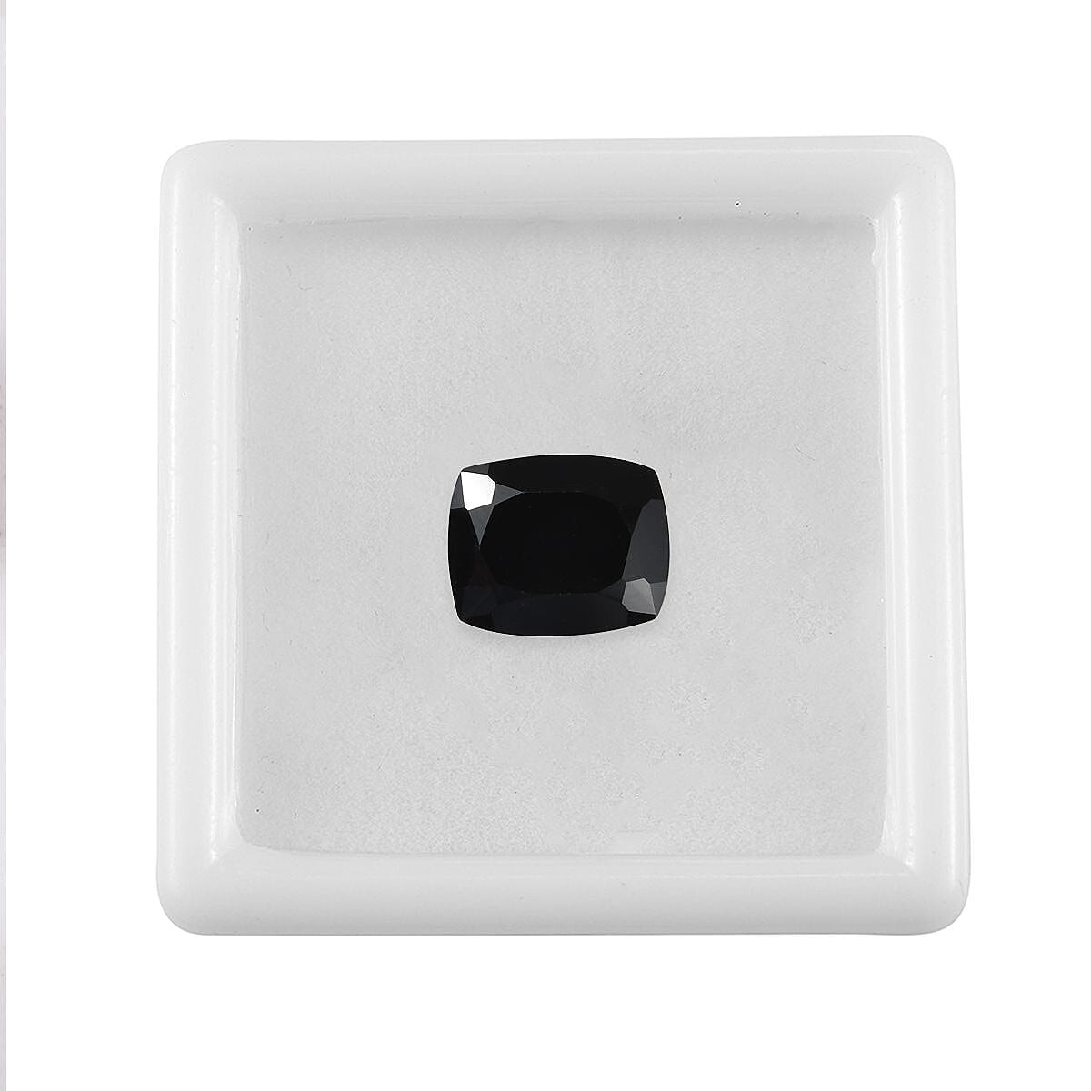 Black Spinel Loose Gemstone in Cushion Shape (11x9mm) 7778358 3