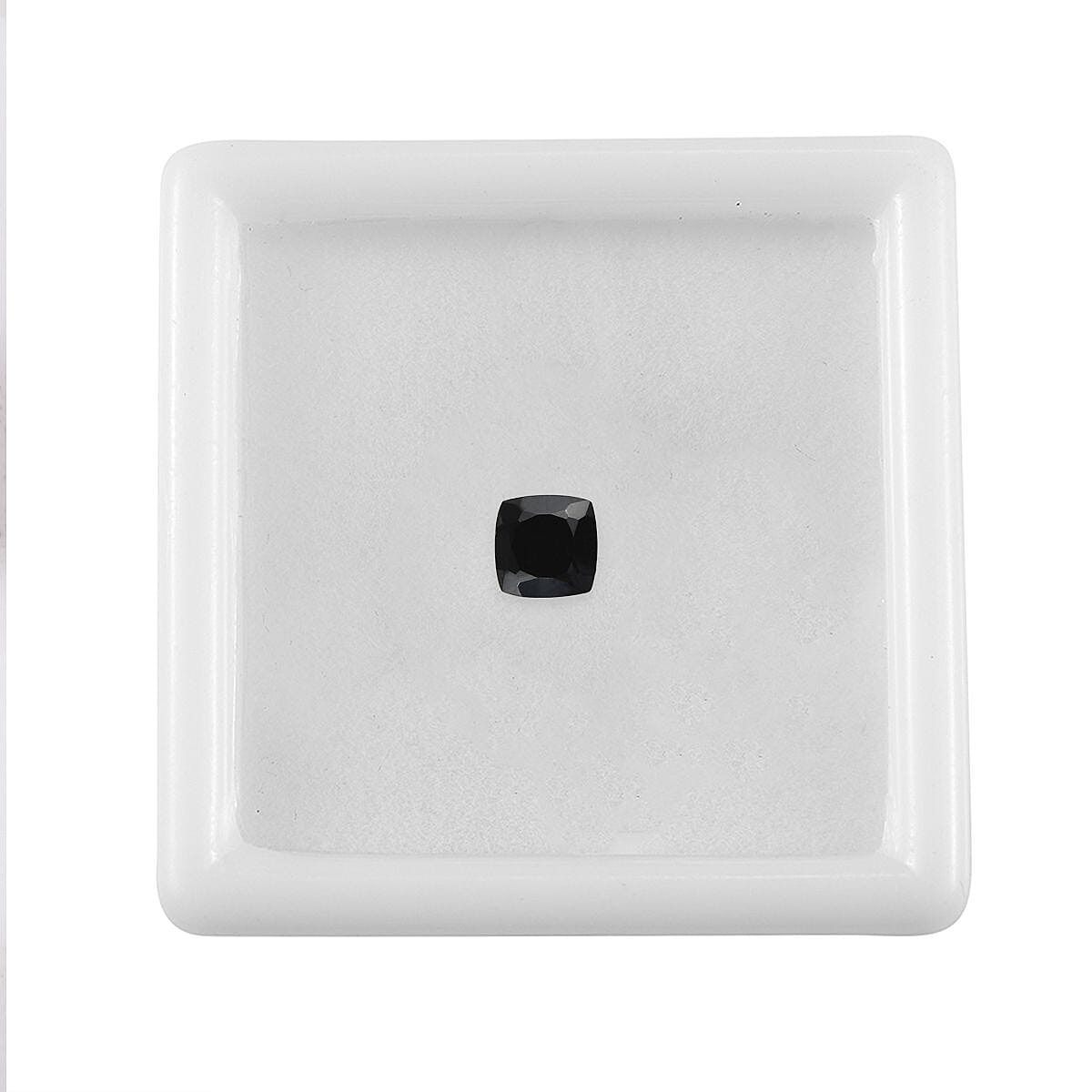 Set of 3 Black Spinel Loose Gemstones in Cushion Shape (5x5mm) 7778360 3