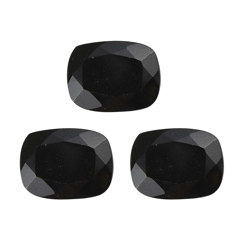 Black Spinel Cushion 9x7 mm