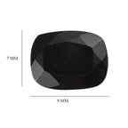 Black Spinel Cushion 9x7 mm