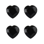 Black Spinel Heart 4 mm