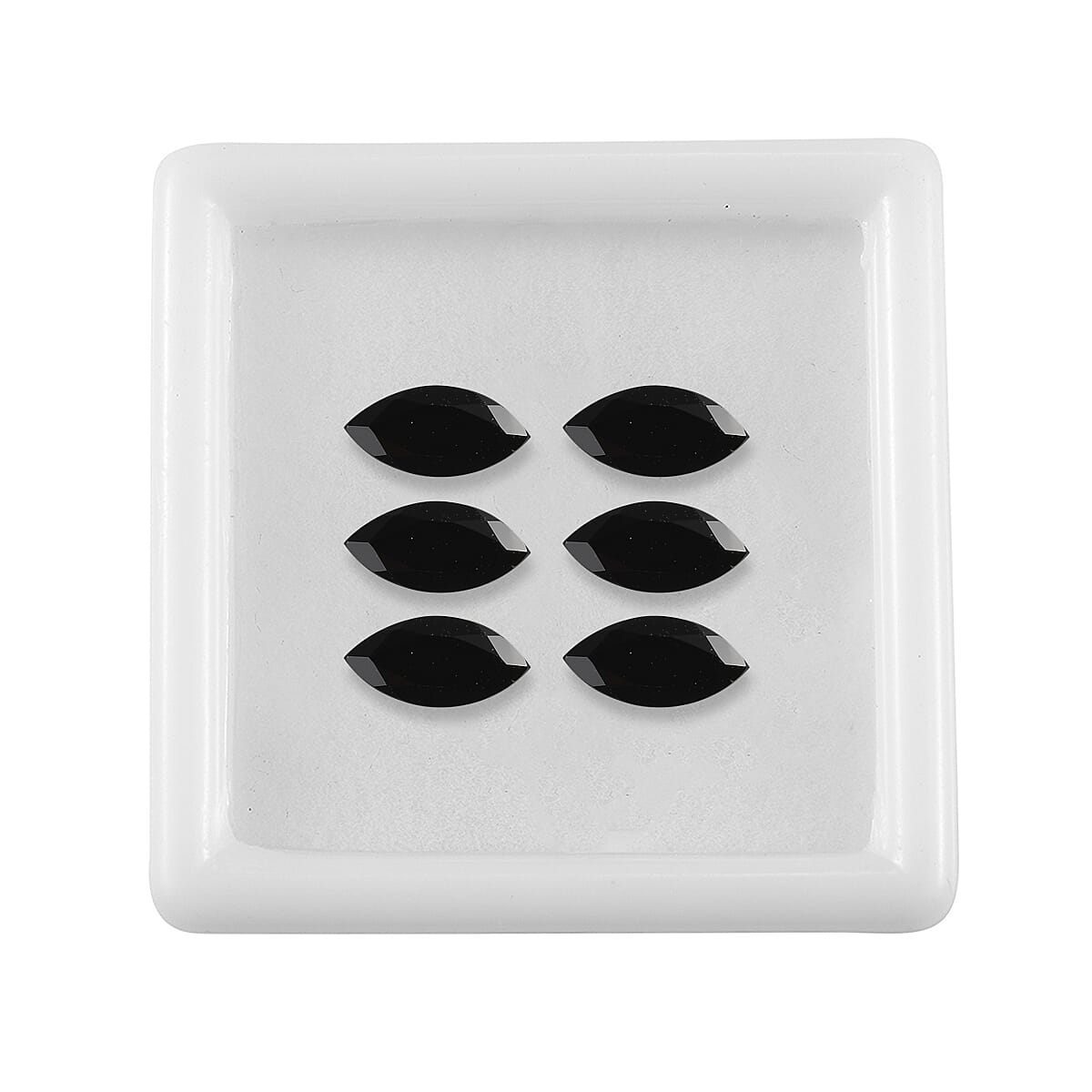Set of 6 Black Spinel Loose Gemstones in Marquise Shape (10x5mm) 7814219 4