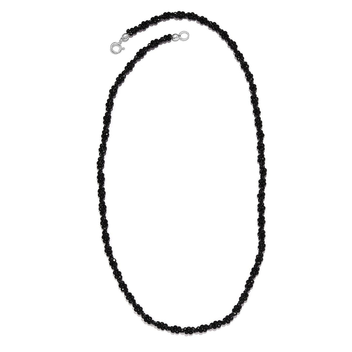 Boi Ploi Black Spinel Necklace (Size - 20) in Sterling Silver 62.56 Ct. 7259794 0