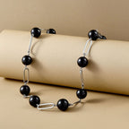 Black Spinel Necklace (Size - 20) 98.78 Ct.
