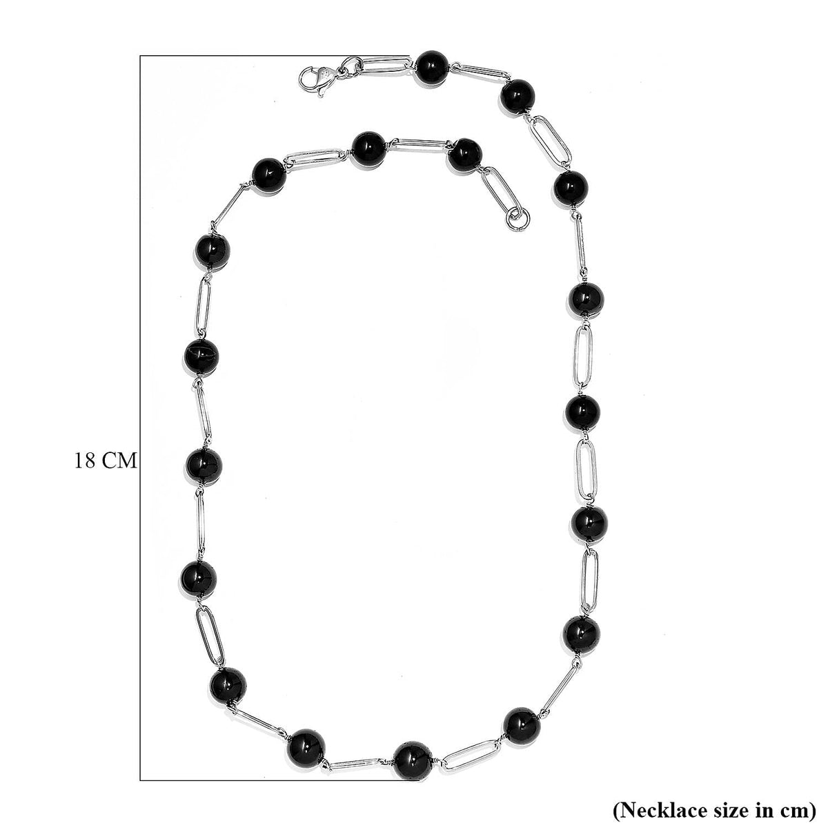 Black Spinel Necklace (Size - 20) 98.78 Ct. 7254955 6