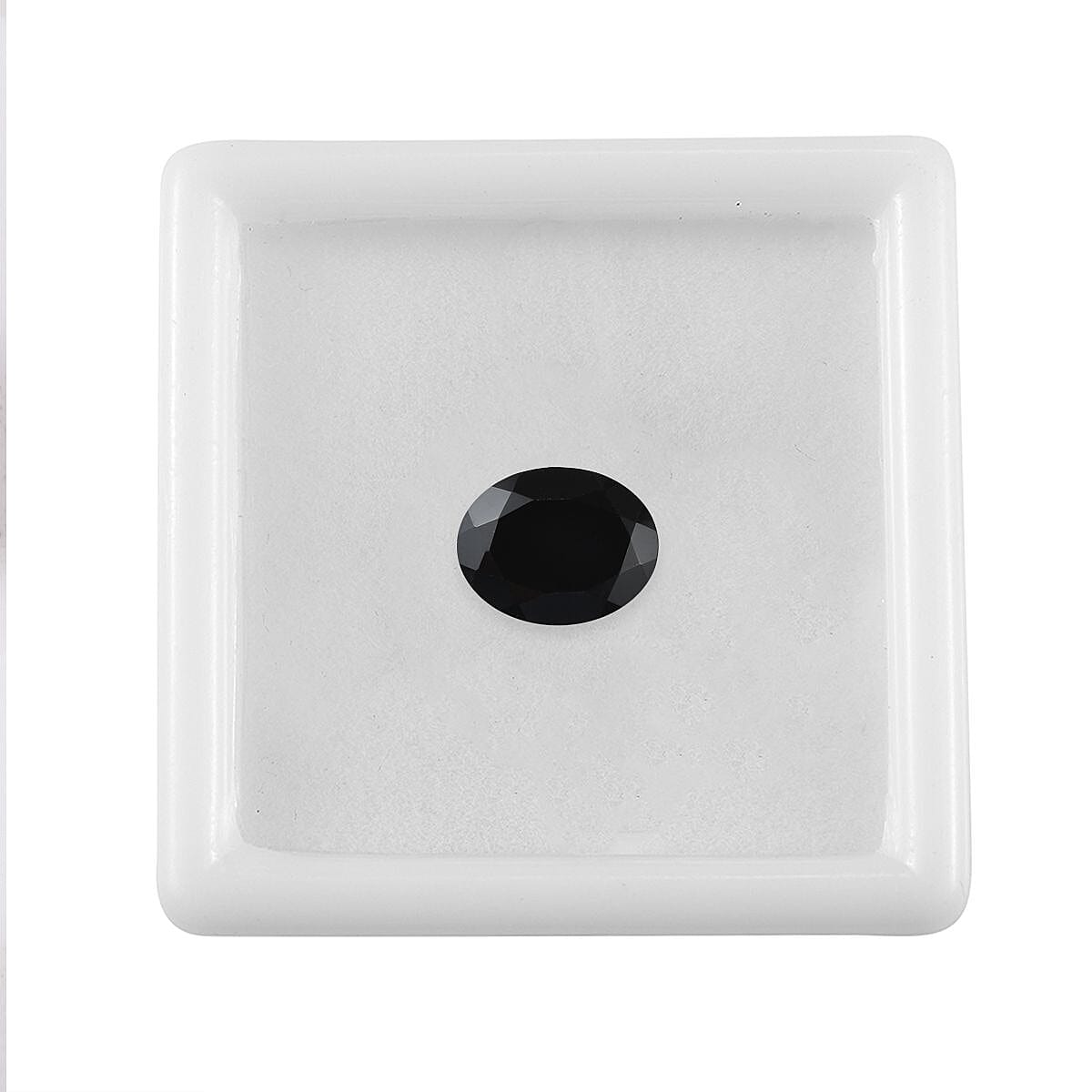 Black Spinel Loose Gemstone in Oval Shape (10x8mm) 7778373 3