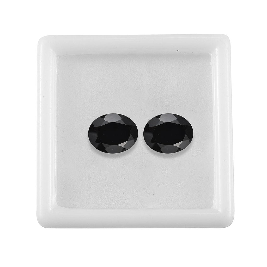 Black Spinel Oval 10x8 mm