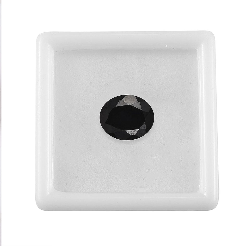 Black Spinel Oval Shape Gemstone 5.09 Ct