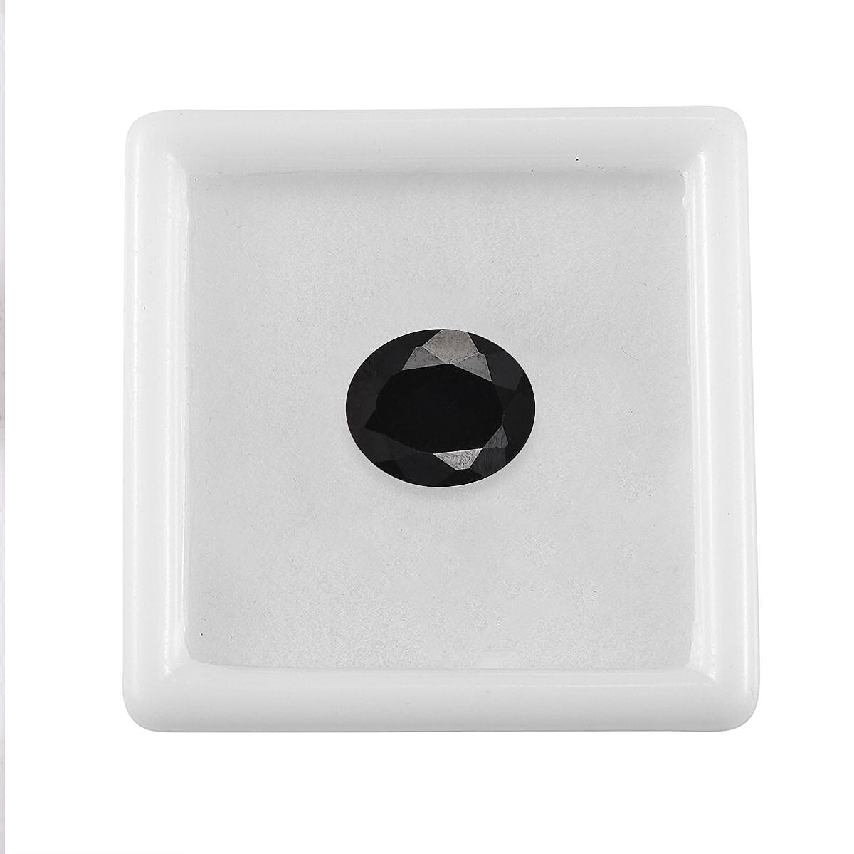A Black Spinel Loose Gemstone in Oval Shape (12x10mm) 5.09 ct. 8025677 3