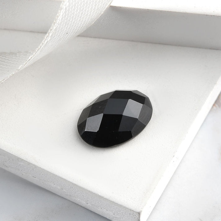 Black Spinel Loose Gemstone in Oval Shape (14x10mm) 7778375 2