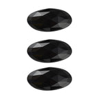 Black Spinel Oval 14x7 mm