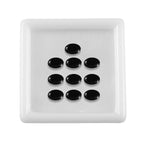 Black Spinel Oval 6x4 mm