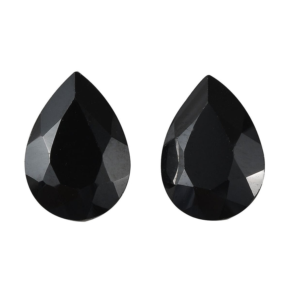 Black Spinel Pear 10x7 mm