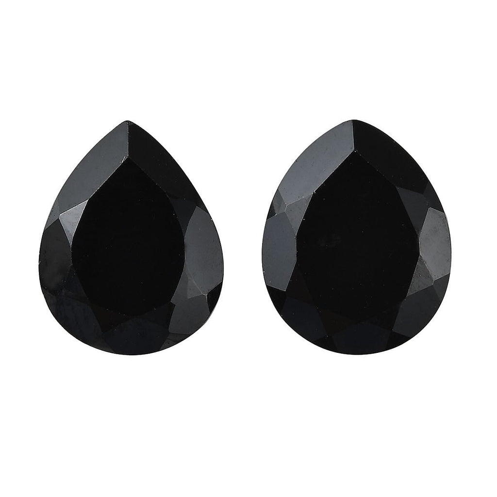 Black Spinel Pear 10x8 mm