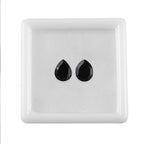 Black Spinel Pear 10x8 mm