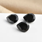 Black Spinel Pear 14x9 mm