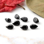 Black Spinel Pear 5x3 mm