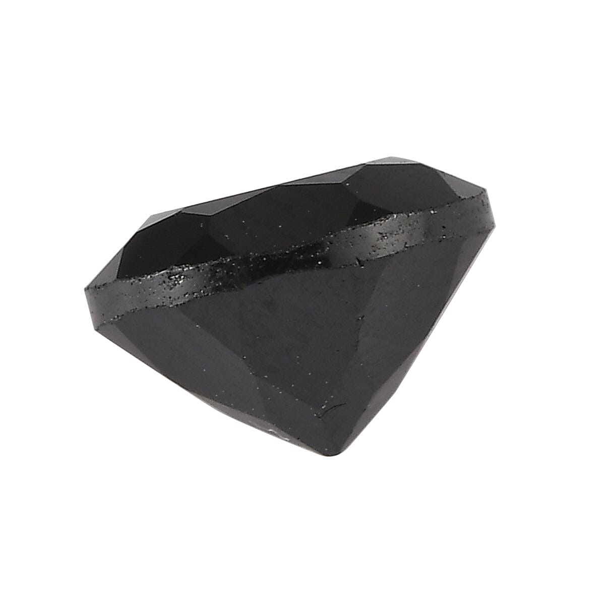 Set of 2 Black Spinel Loose Gemstones in Round Shape (7mm) 7778383 2