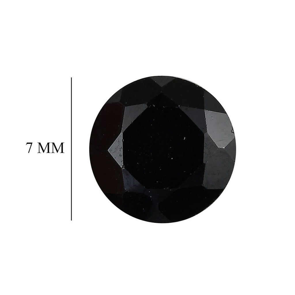 Black Spinel Round 7 mm