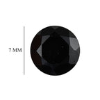 Black Spinel Round 7 mm