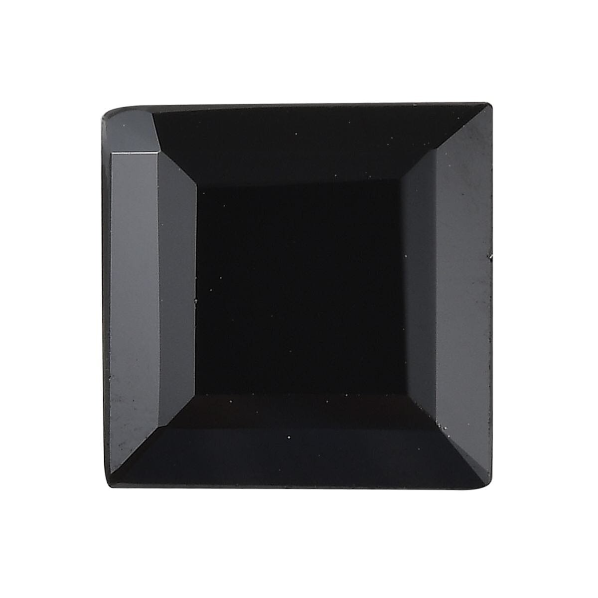 Black Spinel Loose Gemstone in Square Shape (10mm) 7778385 0